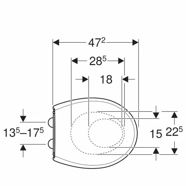 Capac wc softclose Geberit Selnova pentru copii [2]