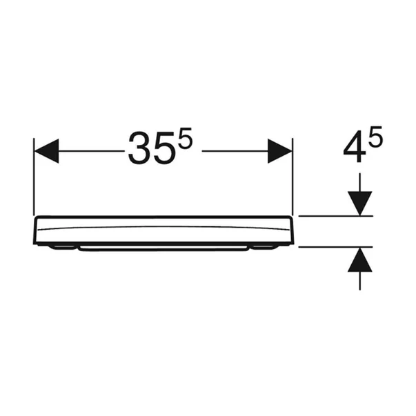 Capac wc softclose Geberit Smyle Square slim [4]