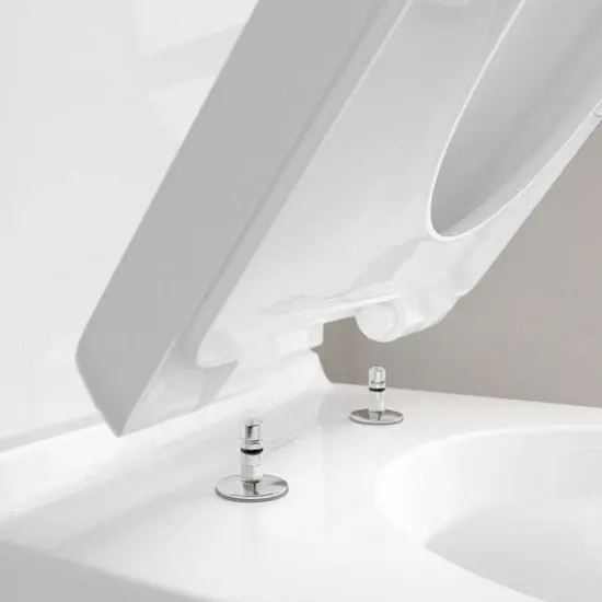 Capac WC Villeroy and Boch O.Novo, softclose, duroplast, alb, 8M36S101 [3]