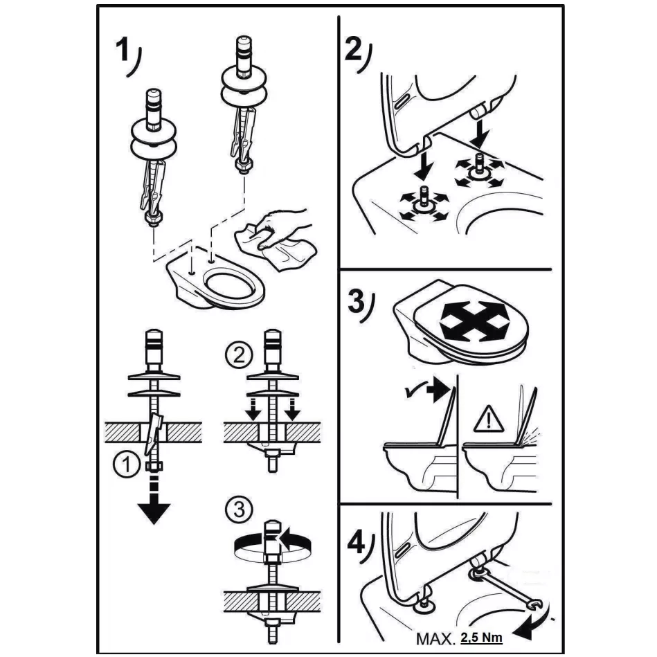 Capac WC Villeroy & Boch Avento, SoftClose, QuickRelease, duroplast, alb, 9M77C101 [16]