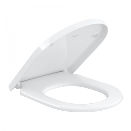 Baie - Capac WC, Villeroy & Boch, Subway 3.0, cu soft close și quick release, alb