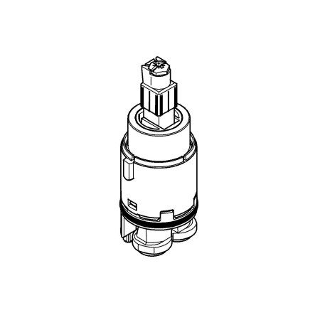 Cartus ceramic Grohe 46580000, 28 mm, 1 compatibilitate, monocomanda comanda baterie, pentru baterii cu monocomanda [1]