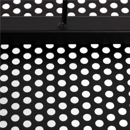 Carucior mobil pentru scule si unelte de gradina cu 3 rafturi, organizator metalic cu roti, 66x40x96 cm, negru [9]