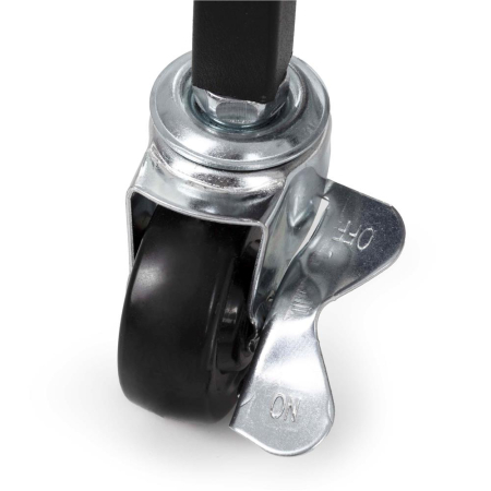 Carucior mobil pentru scule si unelte de gradina cu 3 rafturi, organizator metalic cu roti, 66x40x96 cm, negru [6]