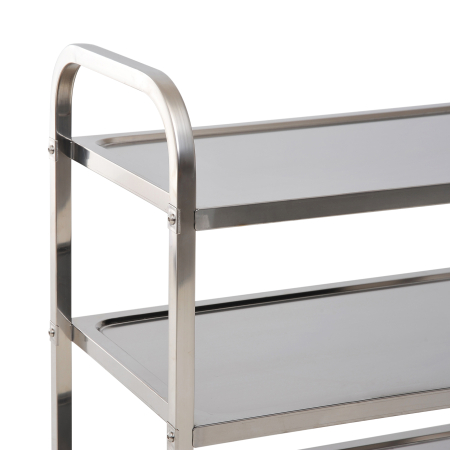  Carucior Pentru Bucatarie 3 Rafturi in Otel Inox 85x45x90cm [7]