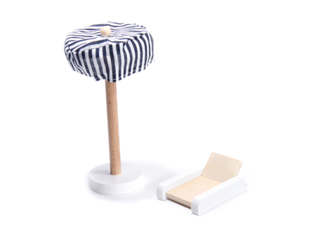 Casa de papusi mare din lemn cu 3 etaje, 4 camere, terasa, mobilier si iluminare LED, 62x27x78 cm, alb [21]