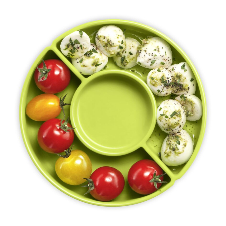 Caserola MasterSeal to Go pentru salata  K3100112,  plastic, capac cu inchidere etans, 1l, transparent si verde [1]