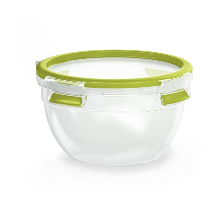 Caserola MasterSeal to Go pentru salata  K3100112,  plastic, capac cu inchidere etans, 1l, transparent si verde [2]