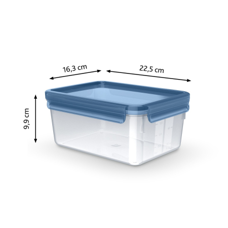 Caserola Tefal MasterSeal Eco N1171518, inchidere 100 etansa, 2.2 L, plastic, transparent [6]