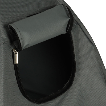 Casuta cu pat pentru caini si pisici, cu acoperis detasabil si baza ventilata, 54x44x60 cm, negru [5]