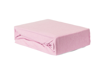 Textile & Saltele - Cearceaf Brius cu elastic Jersey, 100x200, 50% poliester , 50% bumbac, Material moale si prietenos cu pielea, Lila