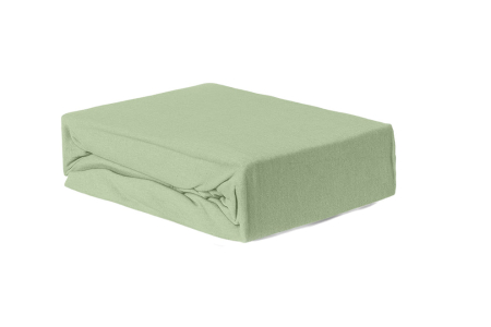 Textile & Saltele - Cearceaf Brius cu elastic Jersey, 160x200, 50% poliester , 50% bumbac, Material moale si prietenos cu pielea, Mint