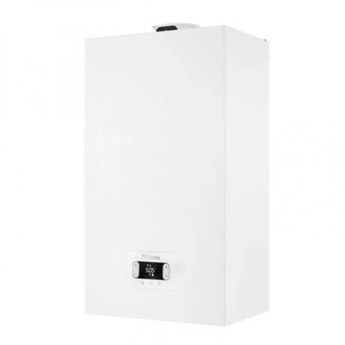 Incalzirea apei si a locuintei - Centrala termica pe gaz in condensare, Beretta Ciao X 25C, murala, afisaj digital, IPX5D, schimbator caldura inox, protectie inghet, + kit evacuare
