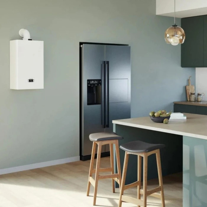 Centrala termica pe gaz in condensare, Beretta Ciao X 30C, murala, afisaj digital, IPX5D, schimbator caldura inox, protectie inghet, + kit evacuare [5]