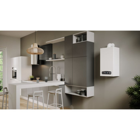 Centrala termica pe gaz in condensare Ariston CARES S 24 Kw   + kit de evacuare inclus [5]