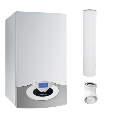 Centrale termice - Centrala termica pe gaz in condensare Ariston GENUS PREMIUM EVO HP 45 Kw EU + kit de evacuare inclus
