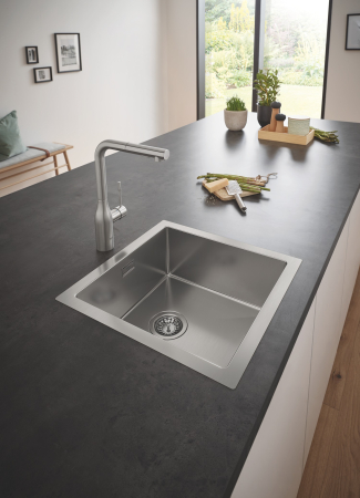 Chiuveta bucatarie Grohe 31578SD1, K700, 464 x 464 mm, pe blat, 1 cuva, ventil, crom [1]