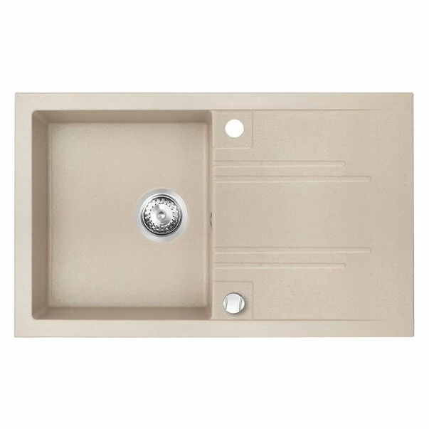 Chiuvete compozit - Chiuveta compozit Ferro Mezzo II granit 78x48 bej nisip