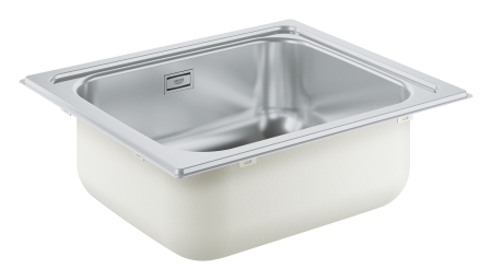 Chiuveta de bucatarie Grohe K200 31719SD0, 533 x 458 mm, o cuva, montare pe blat, sistem de scurgere, inox satinat [2]