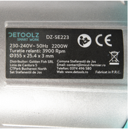 Circular debitat metal 2200W 3900rpm [5]