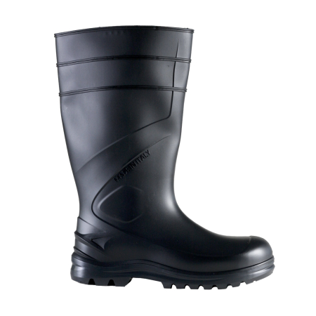 Incaltaminte protectia muncii - Cizme de protectie Exena PVC Nemesi black 04 SRC, Bombeu de protectie, Lamela antiperforatie, Antiderapant, Marime 36