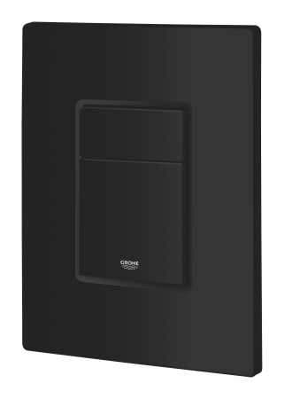 Clapeta actionare Grohe 389662430, Even, pentru toaleta, tip instalare verticala, orizontala, reversibila, negru [7]
