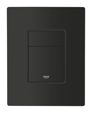 Baie - Clapeta actionare Grohe 389662430, Even, pentru toaleta, tip instalare verticala, orizontala, reversibila, negru