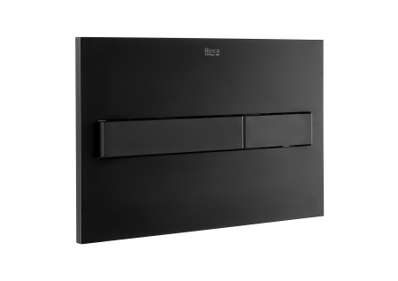 Baie - Clapeta actionare Roca A890088206, Wall PL7, pentru toaleta, utilizare igienica si eficienta, negru