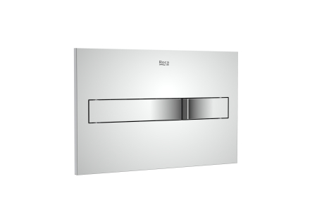 Baie - Clapeta actionare Roca A890096001, Wall PL2, pentru toaleta, utilizare igienica si eficienta, crom