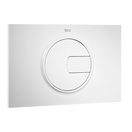 Baie - Clapeta actionare Roca A890098000, Wall PL4, pentru toaleta, utilizare igienica si eficienta, alb