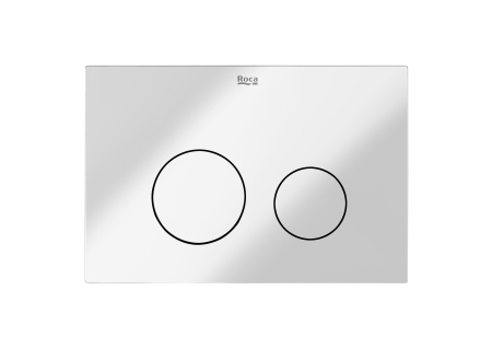 Baie - Clapeta actionare Roca A890173001, AC2, pentru toaleta, tip instalare orizontala, pentru tip rezervor incastrat, crom