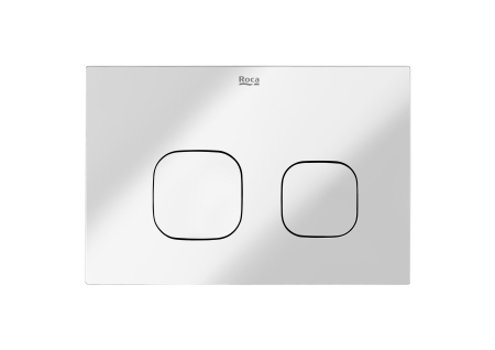 Baie - Clapeta actionare Roca A890174001, AC3, pentru toaleta, tip instalare orizontala, pentru tip rezervor incastrat, crom