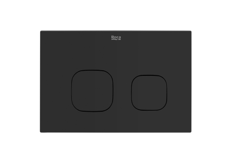 Baie - Clapeta actionare Roca A890174006, AC3, pentru toaleta, tip instalare orizontala, pentru tip rezervor incastrat, negru