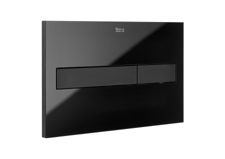 Baie - Clapeta actionare Roca A890188308, Wall, pentru toaleta, tip instalare orizontala, pentru tip rezervor incastrat, negru