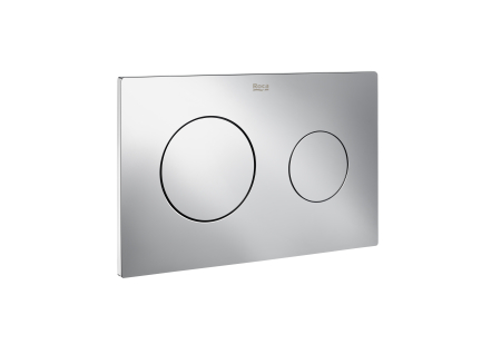 Baie - Clapeta actionare Roca A890189001, Wall, pentru toaleta, tip instalare orizontala, pentru tip rezervor incastrat, crom
