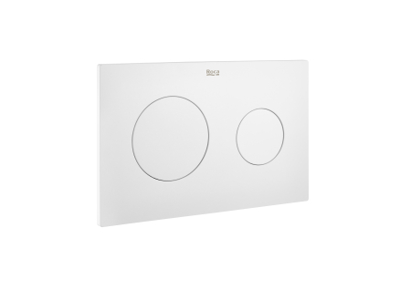 Baie - Clapeta actionare Roca A890189207, Wall, pentru toaleta, tip instalare orizontala, pentru tip rezervor incastrat, alb