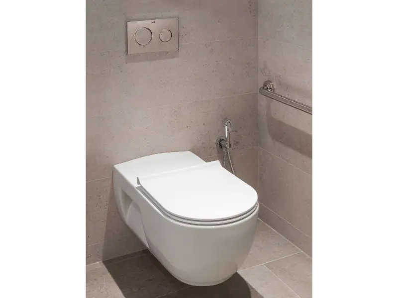 Clapeta actionare Roca A89018920M, Wall, pentru toaleta, tip instalare orizontala, pentru tip rezervor incastrat, maro [6]