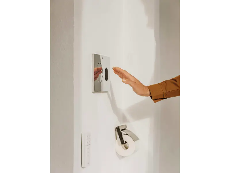 Clapeta actionare Roca A89018920M, Wall, pentru toaleta, tip instalare orizontala, pentru tip rezervor incastrat, maro [3]