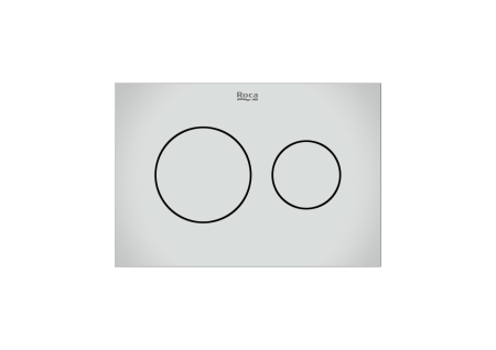 Baie - Clapeta actionare Roca A890223301, Dublo S, pentru toaleta, utilizare igienica si eficienta, crom