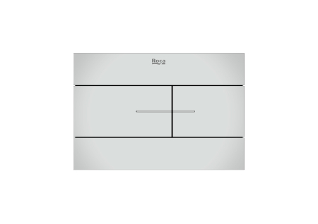 Baie - Clapeta actionare Roca A890224301, Wall, pentru toaleta, tip instalare orizontala, pentru tip rezervor incastrat, crom