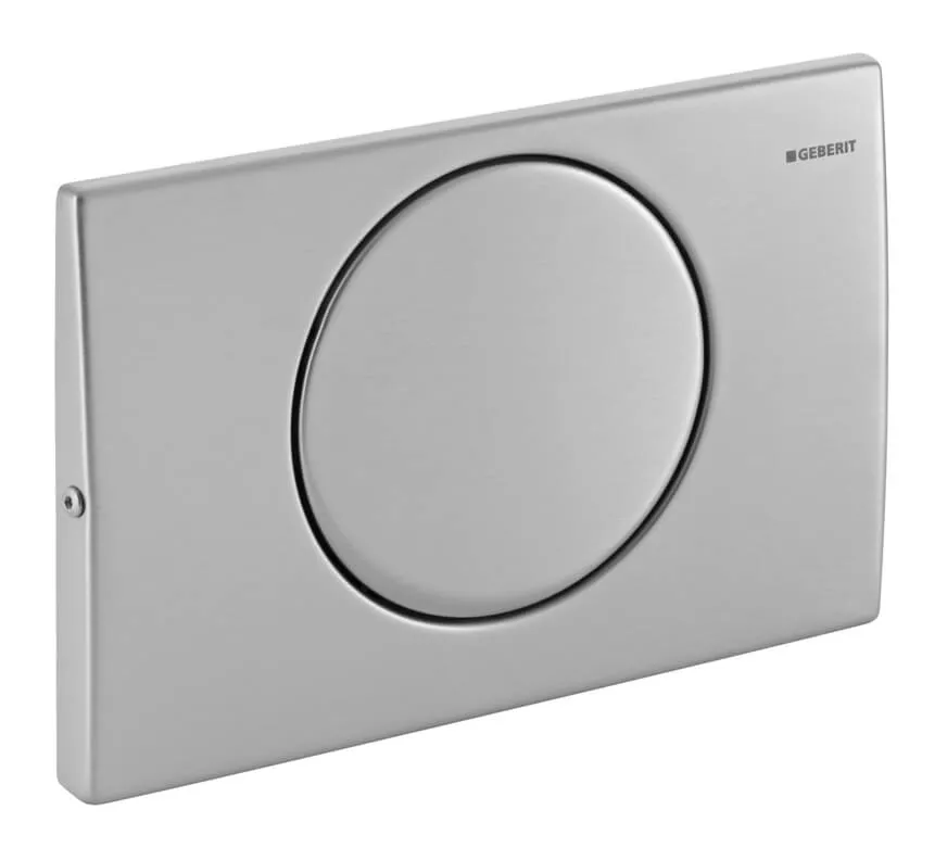 Clapete de actionare - Clapeta actionare WC Geberit Delta15, 115.101.00.1, o spalare, orizontala, 264 x 164 mm, anti-vandalism, crom
