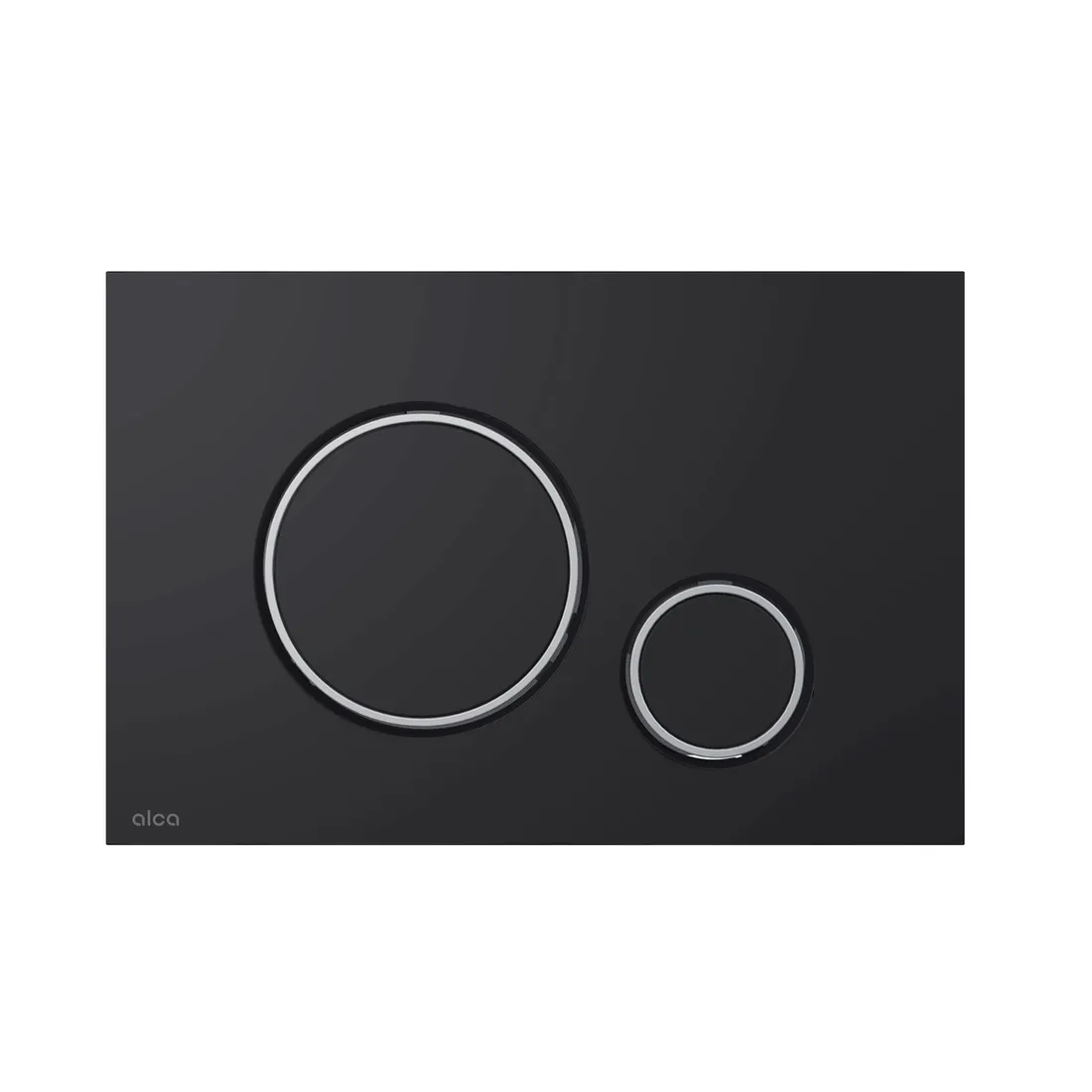 Seturi WC complete - Clapeta de actionare Alca M778 negru mat - crom lucios