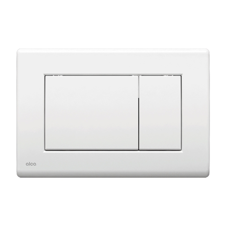 Clapeta de actionare, Alcadrain, Basic, M270, cu doua volume, alb lucios [0]