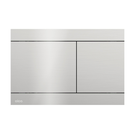 Baie - Clapeta de actionare, Alcadrain, Fun, cu doua volume, nichel lucios