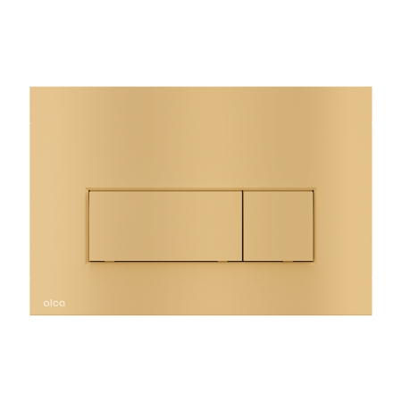 Baie - Clapeta de actionare, Alcadrain, Thin, cu doua volume, auriu mat