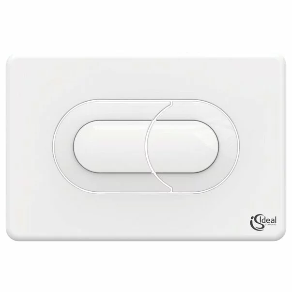 Clapete de actionare - Clapeta de actionare dubla comanda Ideal Standard Solea P1 alb actionare pneumatica