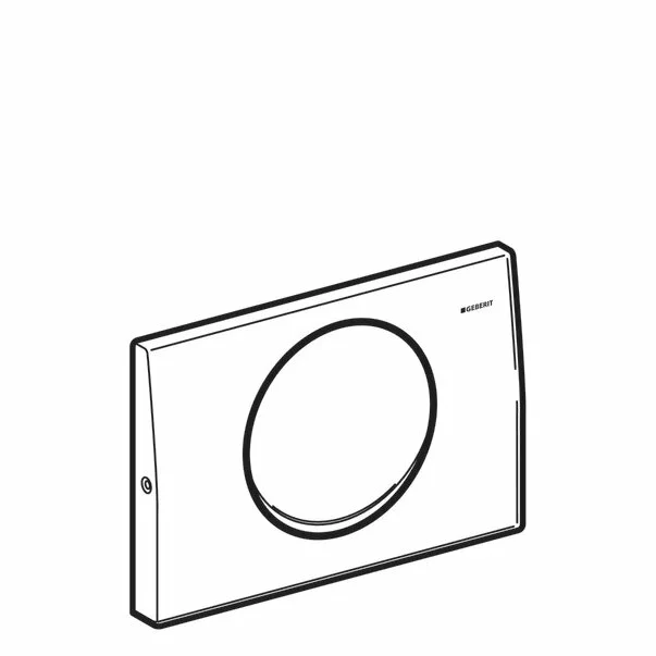 Clapeta de actionare Geberit Delta10 lustruit [2]