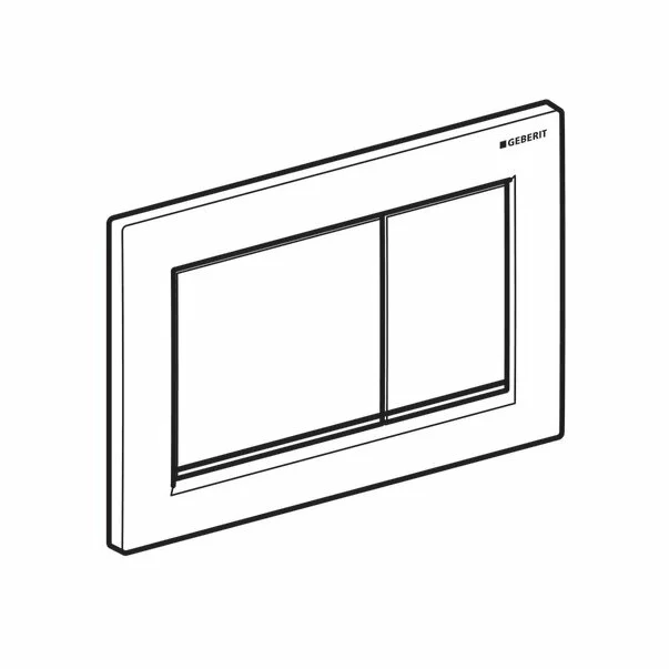 Clapeta de actionare Geberit Omega30 crom lucios [1]