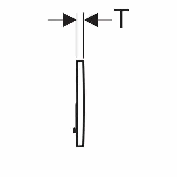Clapeta de actionare Geberit Sigma01 crom mat [3]