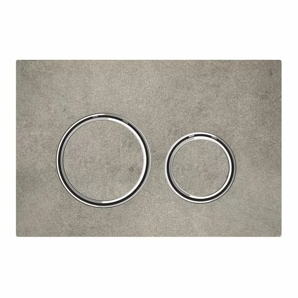 Clapete de actionare - Clapeta de actionare Geberit Sigma21 aspect beton/inel crom